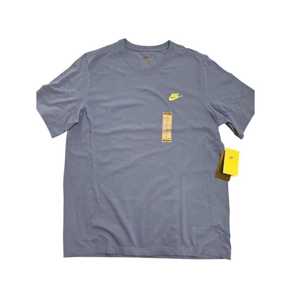 Nike Sportswear Mens Embroidered Futura Logo T-Shirt Blue XL-Tall AR4997-480